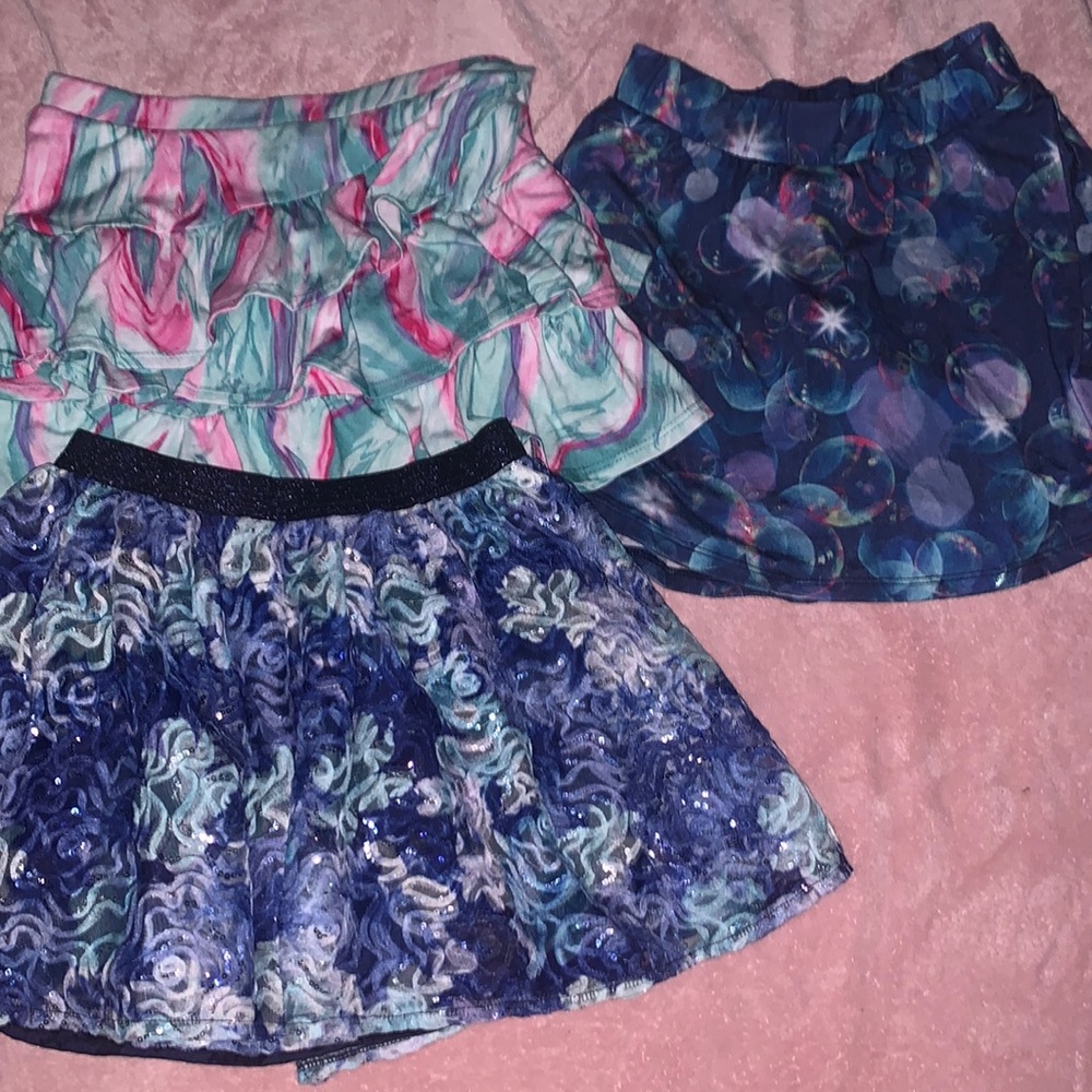 cute girls size 10 justice skirts